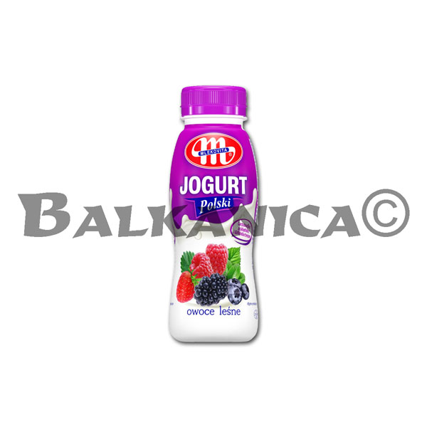 250 ML YOGURT POLISH BERRIES (PET) MLEKOVITA