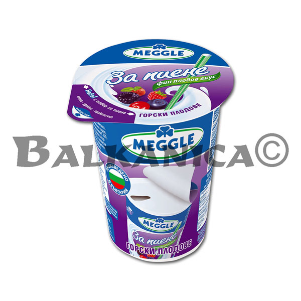 0.3 L YOGUR PARA BEBER CON SABOR A FRUTAS DEL BOSQUE MEGGLE 0.3 L YOGUR PARA BEBER CON SABOR A FRUTAS DEL BOSQUE MEGGLE