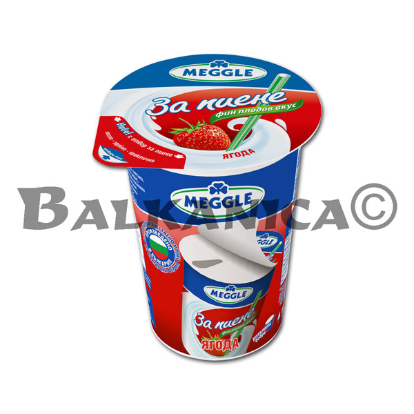 0.3 L YOGUR PARA BEBER CON SABOR A FRESA MEGGLE 0.3 L YOGUR PARA BEBER CON SABOR A FRESA MEGGLE