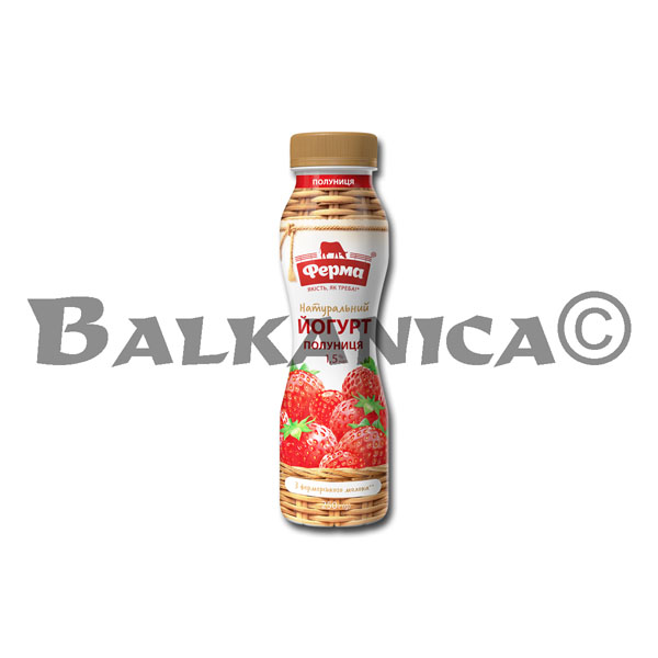 250 G YOGURT 1.5% STRAWBERRY FERMA