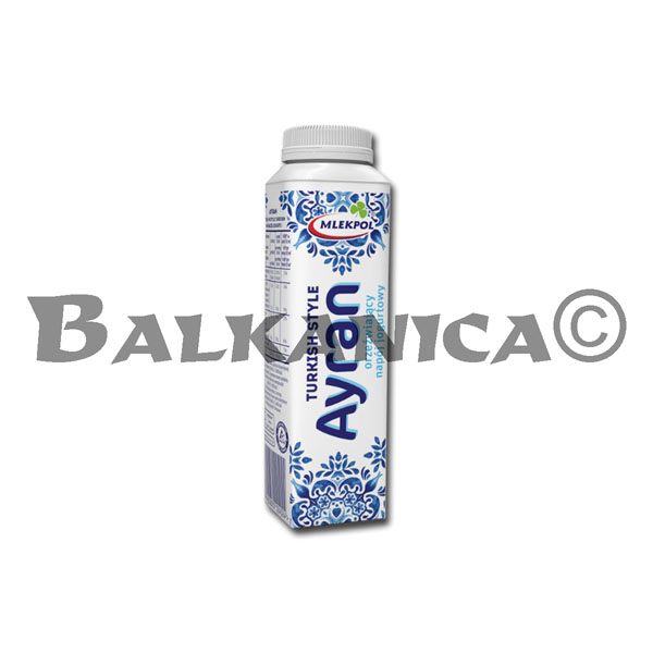 0.33 L NAPOJ JOGURTOWY AYRAN TURKISH STYLE MLEKPOL
