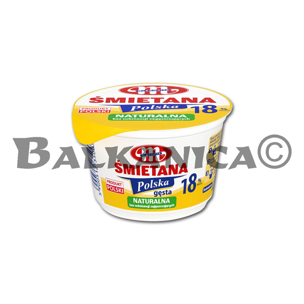 200 G SOUR CREAM 18% MLEKOVITA