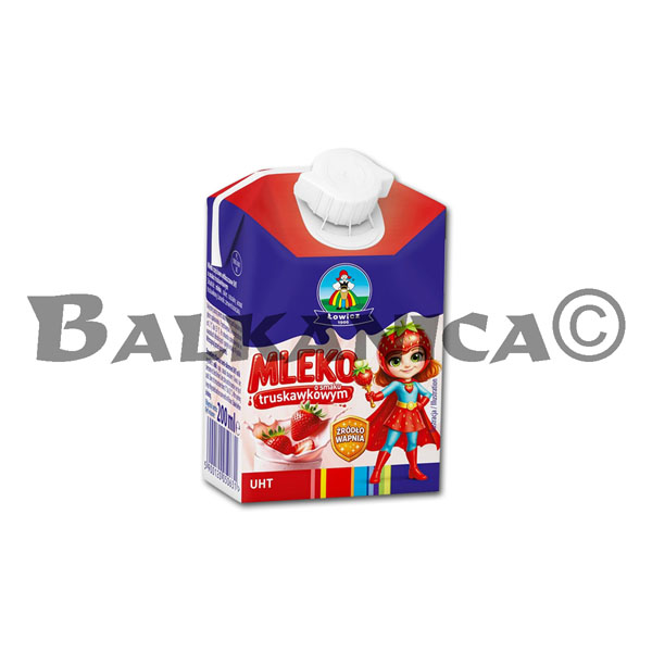 200 ML LECHE CON SABOR FRESA UHT LOWICZ 1906