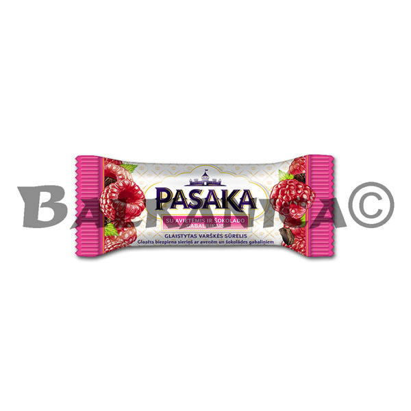 40 G CREAM CHEESE BAR WITH RASPBERRY PASAKA