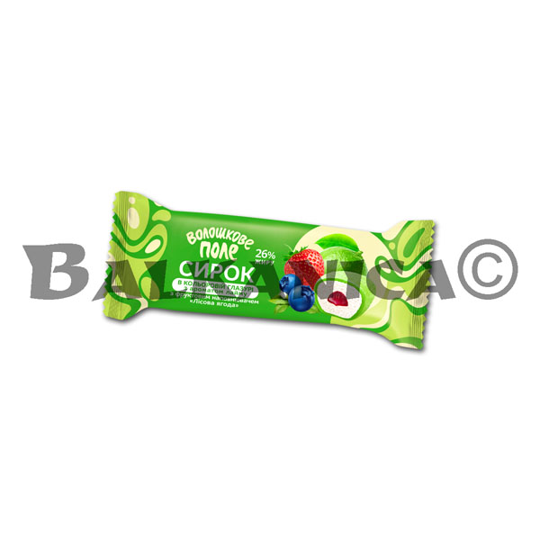 36 G REQUESON GLASEADO DE COLOR CON LIMA Y FRUTAS DEL BOSQUE 26% VOLOSHKOVE POLE