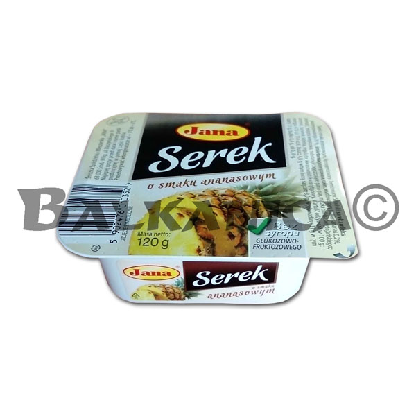 120 G QUESO DULCE SABOR PIÑA JANA 120 G QUESO DULCE SABOR PIÑA JANA