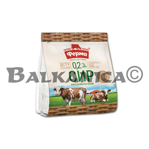 350 G LOW FAT CURD CHEESE 0.2% FERMA