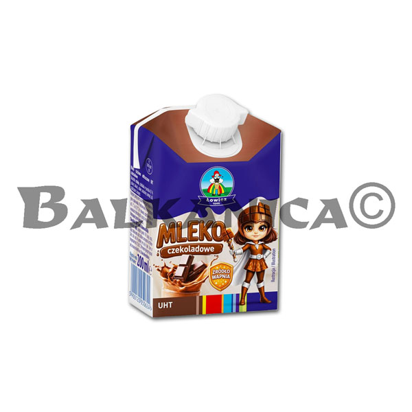 200 ML LECHE CON SABOR CHOCOLATE UHT LOWICZ 1906