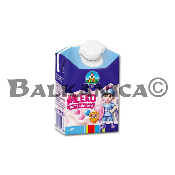 200 ML LECHE CON SABOR CHICLE UHT LOWICZ 1906
