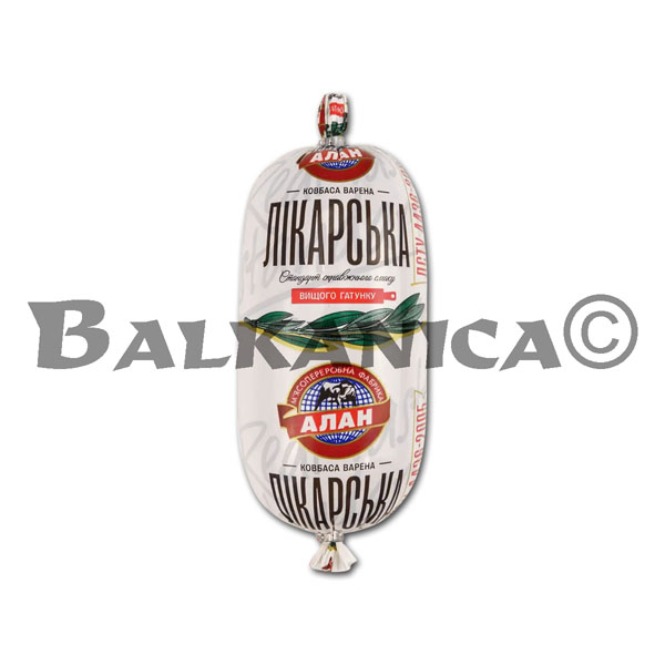 400 Г КОЛБАСА ВАРЕНАЯ ЛИКАРСКАЯ АЛАН
