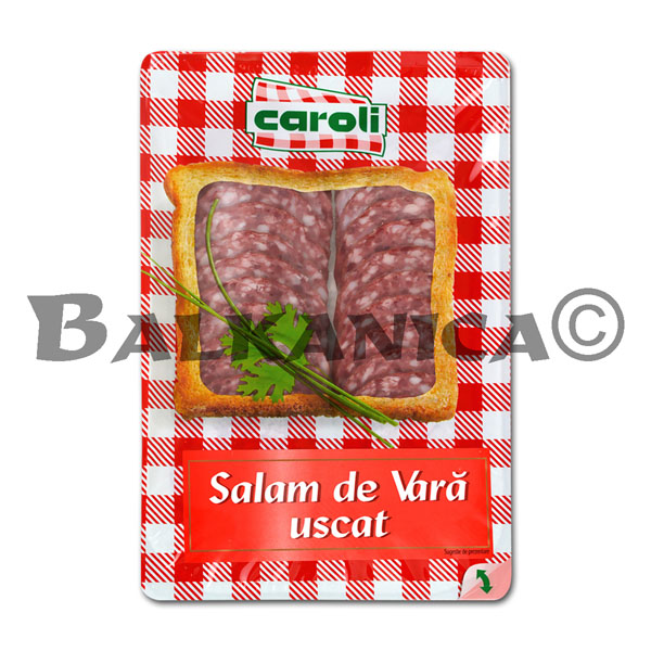 100 G SALAMI SECO DE VERANO LONCHAS CAROLI 100 G SALAMI SECO DE VERANO LONCHAS CAROLI