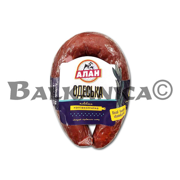 350 Г КОЛБАСА ПОЛУКОПЧЕНАЯ ОДЕССКАЯ АЛАН