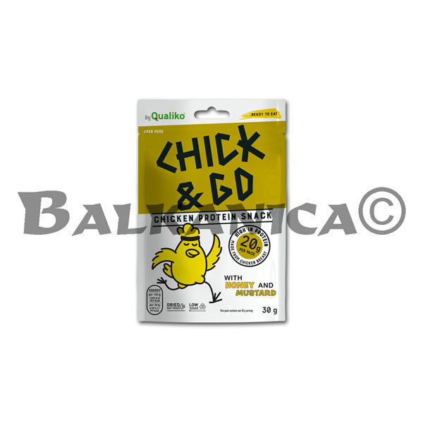 30 G DRIED CHICKEN SLICES HONEY AND MUSTARD CHICK&GO