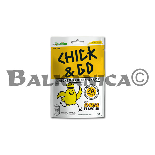 30 G DRIED CHICKEN SLICES CHEESE CHICK&GO