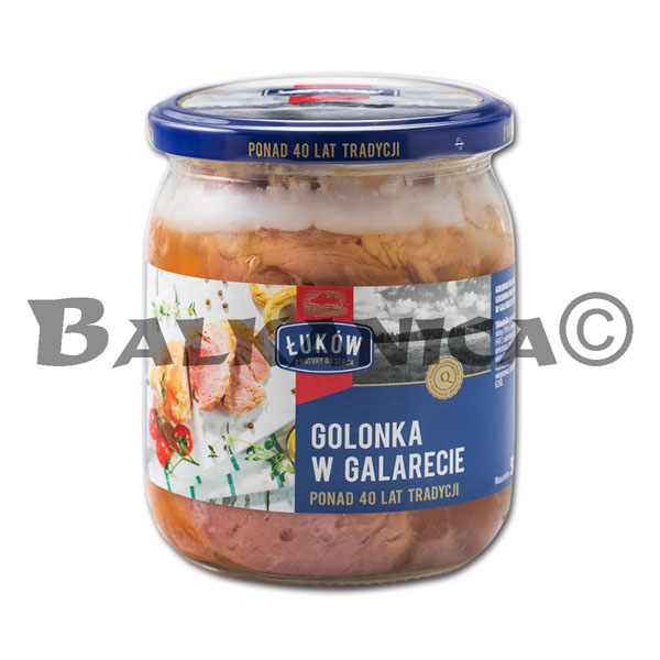 500 G CODILLO DE CERDO EN GELATINA LUKOW 500 G CODILLO DE CERDO EN GELATINA LUKOW