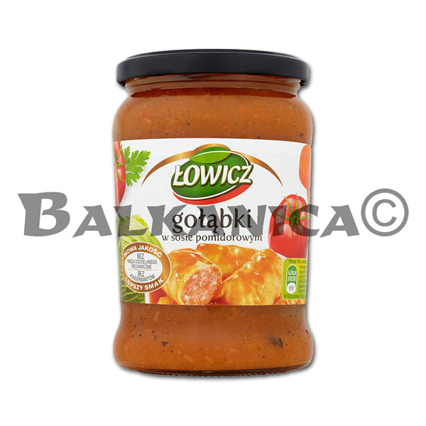 580 G ROLLITOS DE CHUCRUT SARMALE EN SALSA DE TOMATE LOWICZ 580 G ROLLITOS DE CHUCRUT SARMALE EN SALSA DE TOMATE LOWICZ