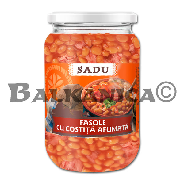 680 G ALUBIAS CON PANCETA AHUMADA EN TARRO SADU 680 G ALUBIAS CON PANCETA AHUMADA EN TARRO SADU
