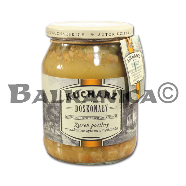 650 G ZUREK SOUP WITH SMOKED BACON KUCHARZ DOSKONALY