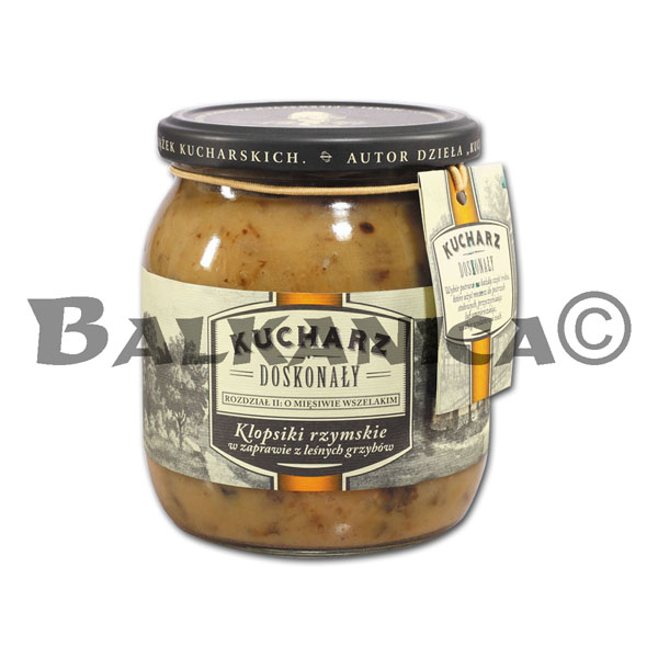 520 G MEATBALLS IN MUSHROOM SAUCE KUCHARZ DOSKONALY