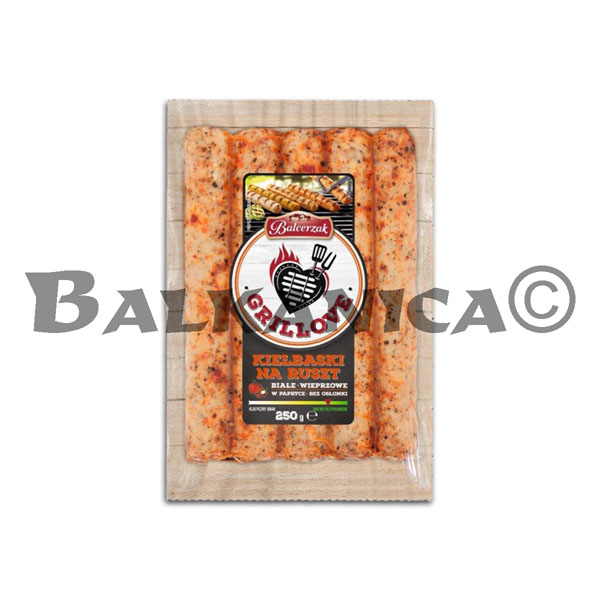 250 G SALCHICHAS BLANCAS DE CERDO PARA PARILLA CON PIMENTON SIN TRIPA BALCERZAK 250 G SALCHICHAS BLANCAS DE CERDO PARA PARILLA CON PIMENTON SIN TRIPA BALCERZAK