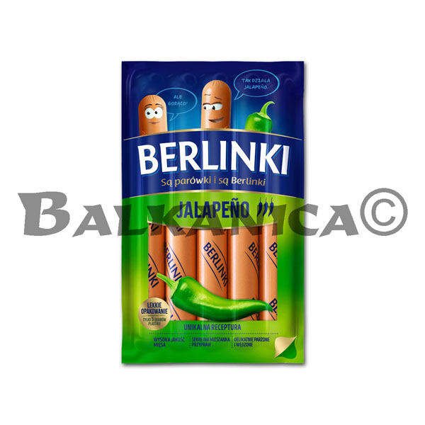 250 G SALCHICHAS CON JALAPEÑO BERLINKI 250 G SALCHICHAS CON JALAPEÑO BERLINKI
