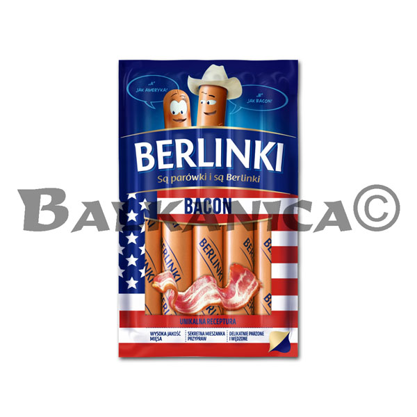 250 G SALCHICHAS CON BACON BERLINKI 250 G SALCHICHAS CON BACON BERLINKI