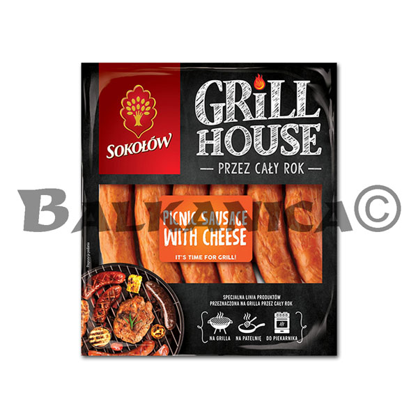 900 G KIELBASA PIKNIKOWA Z SEREM SOKOLOW 900 G KIELBASA PIKNIKOWA Z SEREM SOKOLOW