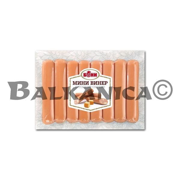 200 Г МИНИ СОСИСКИ С ПЛАВЛЕННЫС СЫРОМ БОНИ