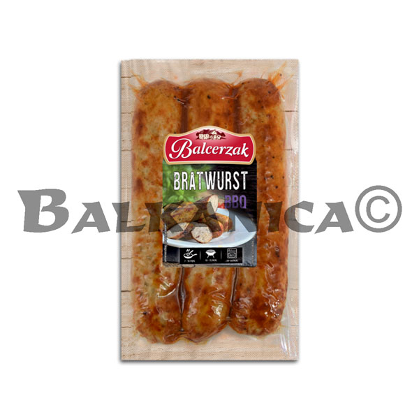 300 G WHITE PORK SAUSAGE BRATWURST BBQ WITHOUT CASING BALCERZAK