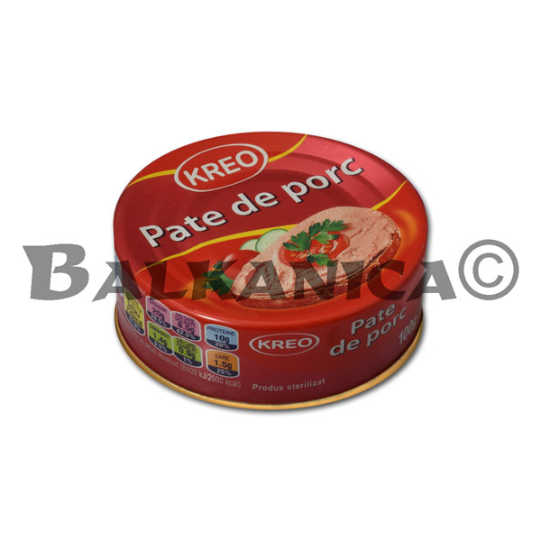 100 GR PATE DE CERDO KREO 100 GR PATE DE CERDO KREO