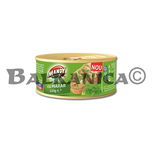 120 GR PATE VEGETAL ENELDO MANDY 120 GR PATE VEGETAL ENELDO MANDY