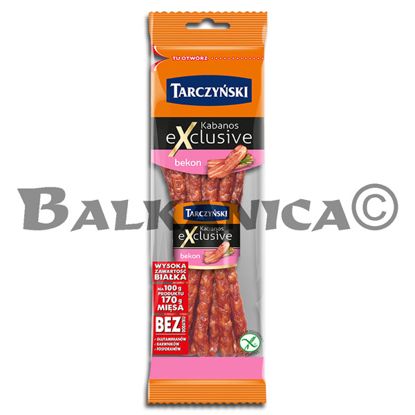 105 G LONGANIZA KABANOS EXCLUSIVE BACON TARCZYNSKI 105 G LONGANIZA KABANOS EXCLUSIVE BACON TARCZYNSKI