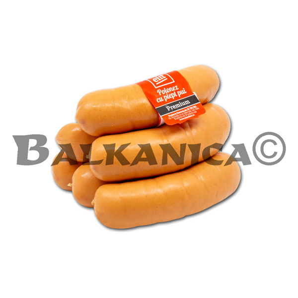 SALCHICHAS POLACAS CON PECHUGA DE POLLO PREMIUM ELIT SALCHICHAS POLACAS CON PECHUGA DE POLLO PREMIUM ELIT