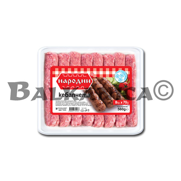 560 Г КОВБАСКИ БЕЗ ОБОЛОНКИ (КЕБАПЧЕ) НАРОДНІ