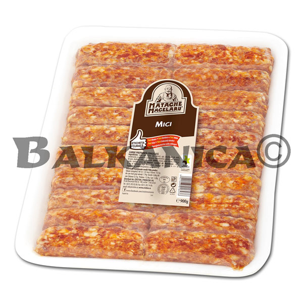 900 G SAUSAGE WITHOUT SKIN (MICI) PORK VEAL MATACHE MACELARU 900 G SAUSAGE WITHOUT SKIN (MICI) PORK VEAL MATACHE MACELARU