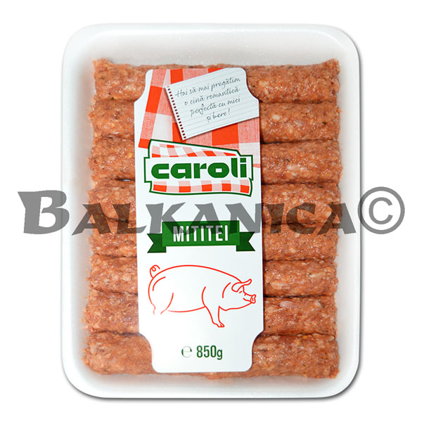 850 G SAUSAGE WITHOUT SKIN (MICI) MITITEI PORK CAROLI