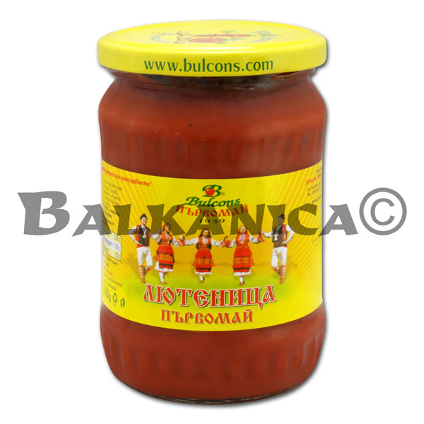 560 GR SALSA LYUTENITSA PARVOMAY 560 GR SALSA LYUTENITSA PARVOMAY
