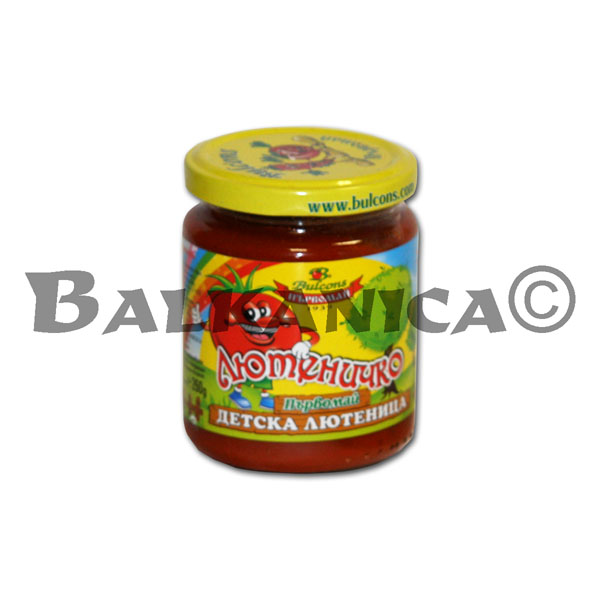 260 GR SALSA LYUTENITSA PARA NIÑOS PARVOMAY 260 GR SALSA LYUTENITSA PARA NIÑOS PARVOMAY