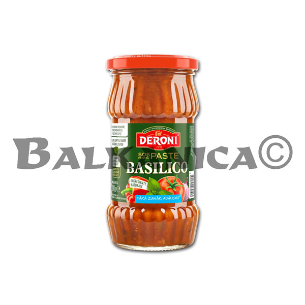 310 Г СОУС ДЛЯ ПАСТЫ БАЗИЛИК ДЕРОНИ