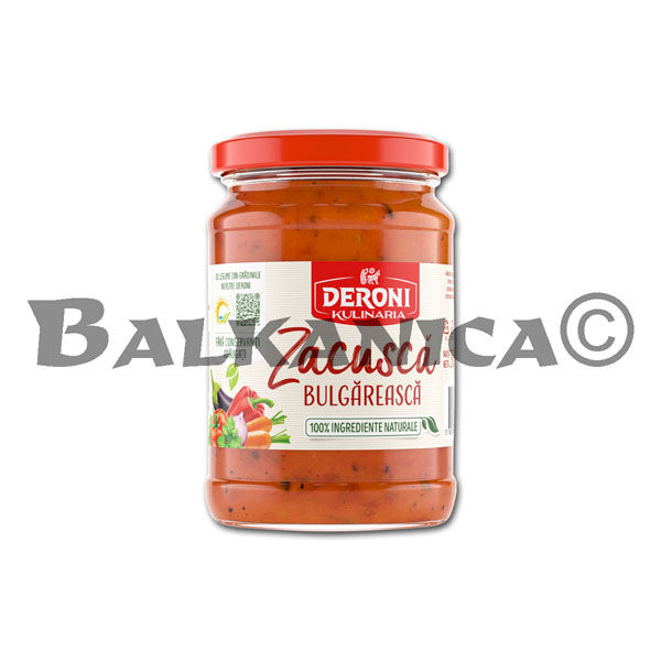 300 MOLHO ZACUSCA BULGARA DERONI KULINARIA