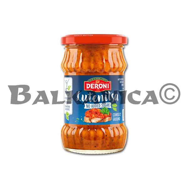 250 Г ЛЮТЕНИЦА БЕЗ САХАРА КРУПНОГО ПОМОЛА ДЕРОНИ