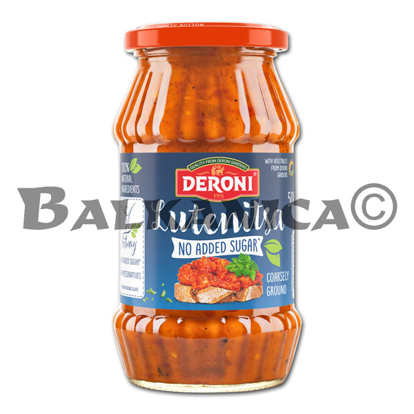 500 Г ЛЮТЕНИЦА БЕЗ САХАРА КРУПНОГО ПОМОЛА ДЕРОНИ