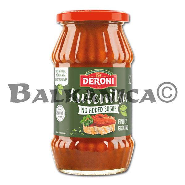 500 Г ЛЮТЕНИЦА БЕЗ САХАРА МЕЛКОГО ПОМОЛА ДЕРОНИ