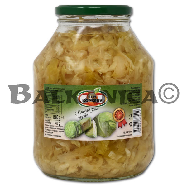 1.68 KG KAPUSTA SZATKOWANA ELIT KONSERV