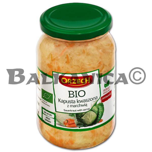 850 G BIO CHUCRUT TROCEADO CON ZANAHORIA BIO ORZECH 850 G BIO CHUCRUT TROCEADO CON ZANAHORIA BIO ORZECH