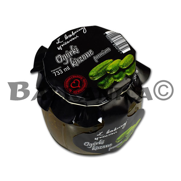 640 GR PEPINOS EN SALMUERA Z BABCINEJ SPIZARNI 640 GR PEPINOS EN SALMUERA Z BABCINEJ SPIZARNI