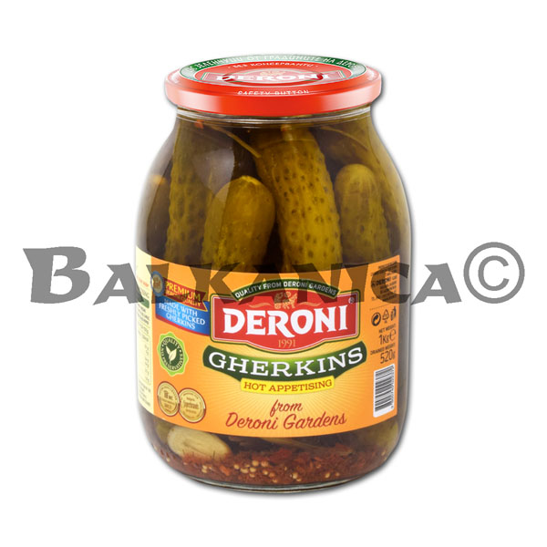 1 КГ ОГУРЦЫ МАРИНОВАННЫЕ ОСТРЫЕ ДЕРОНИ