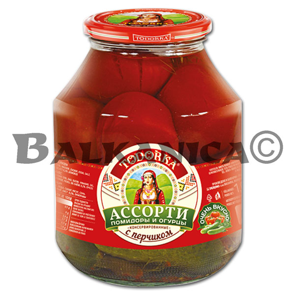 1.67 KG DOMATI I KRASTAVICHKI ASORTI PIKANTNI TODORKA