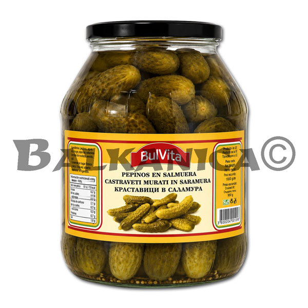 1.65 KG PEPINILLOS EN SALMUERA BUL VITA