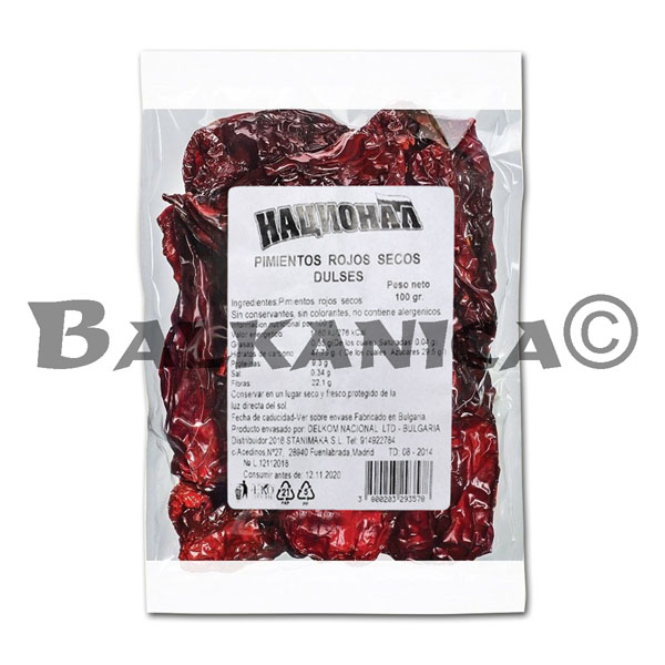 100 GR PIMIENTOS SECOS NATSIONAL 100 GR PIMIENTOS SECOS NATSIONAL
